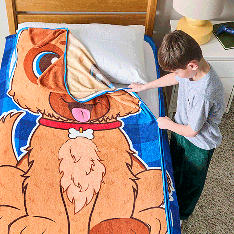 ZippySack Twin Bed Zip-Up Bedding – Puppy