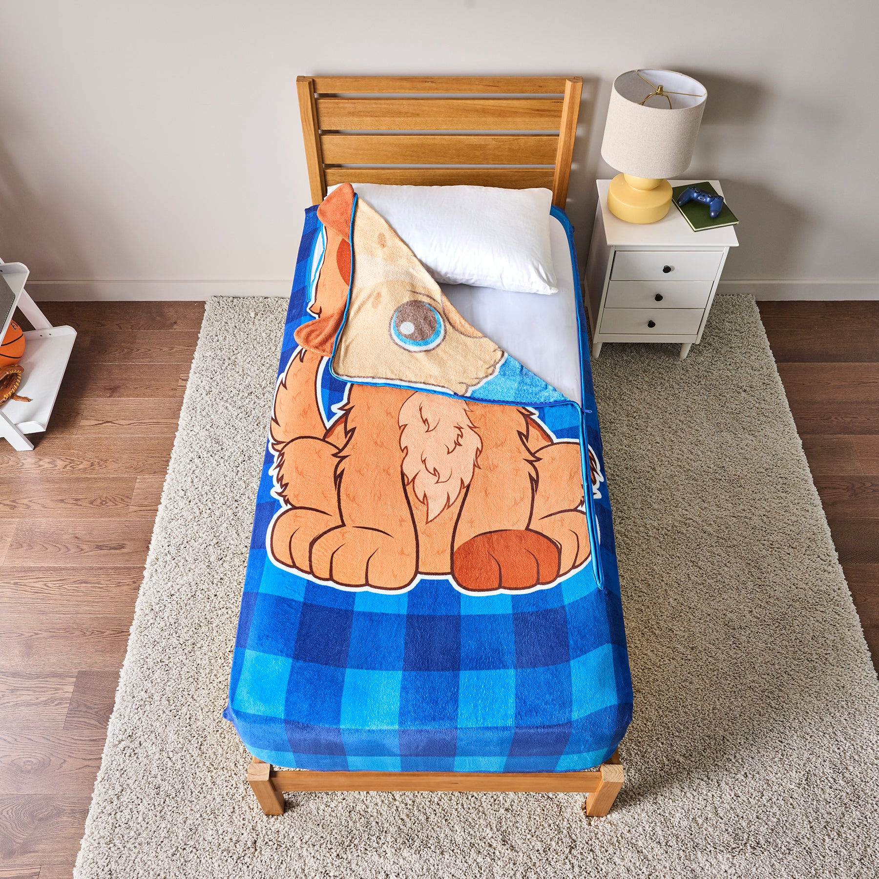 ZippySack Twin Bed Zip-Up Bedding – Dog