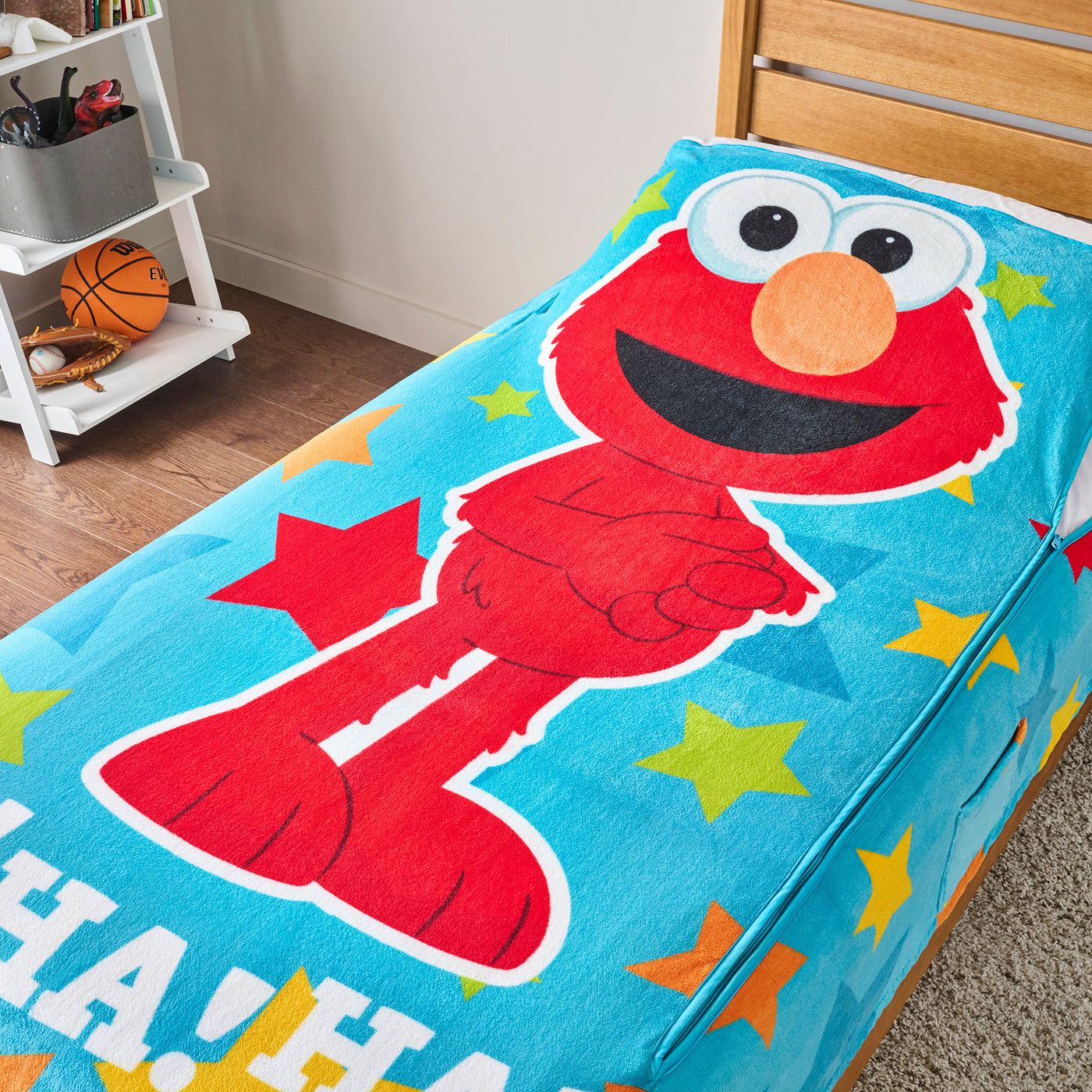 ZippySack Twin Bed Zip-Up Bedding - Elmo